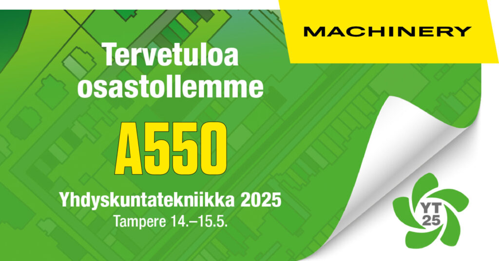 Machinery Yhdyskuntatekniikka-näyttely 2025
