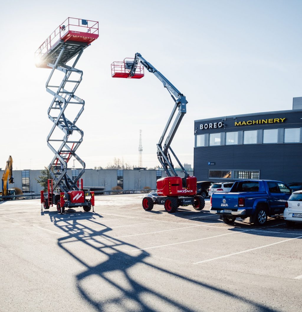 Skyjakc aerial work platforms. 