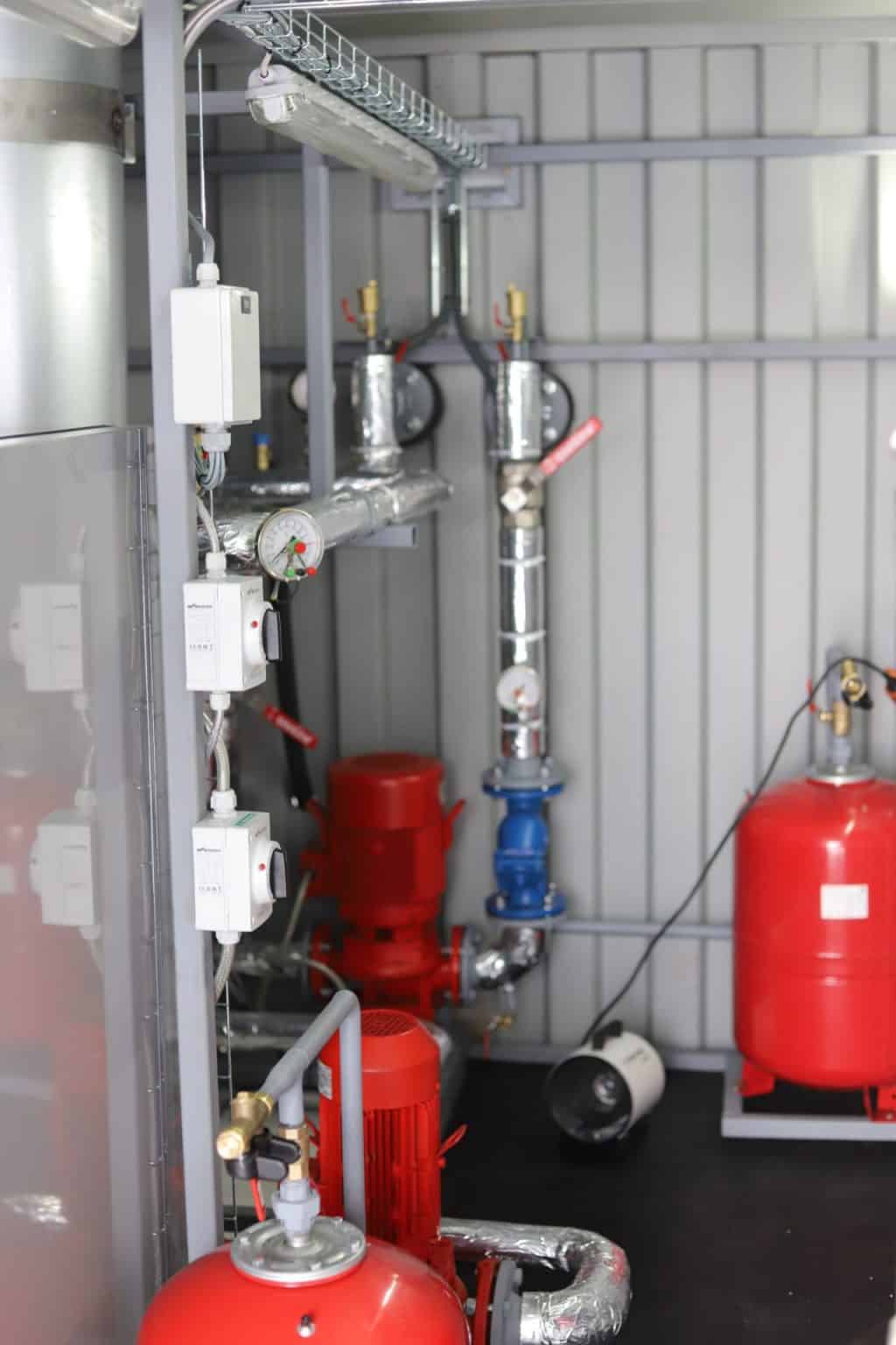 Lämpökontti tilapäiseen lämmitykseen