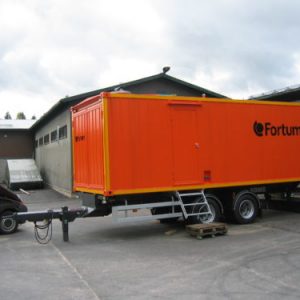 600 kva varavoima pyöräalustalla