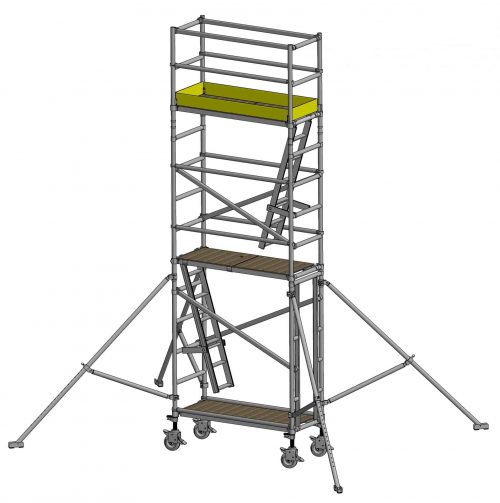 AMO Harri kapea lyhyt alumiiniteline