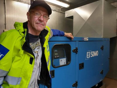 Varavoimakone vesilaitoksille