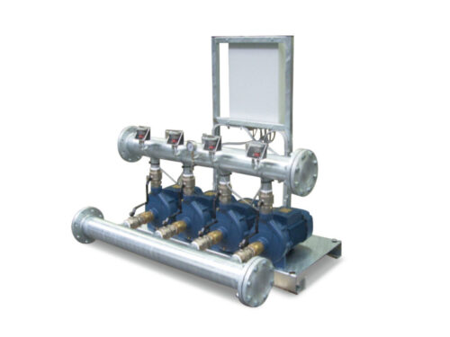 Paineenkorotusyksikkö vedenpaineen nostoon