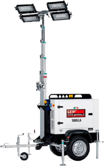 Genmac työmaavalaisimet ja valomastot